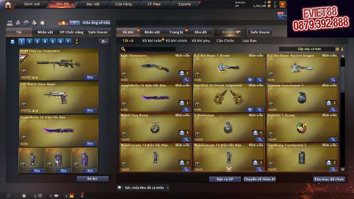 shop acc cf uy tin gia re